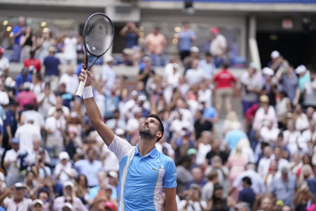 us open semifinal djokovic vs shelton