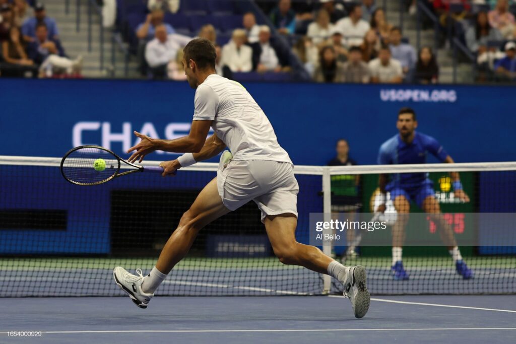 Novak Djokovic Laslo Djere Us Open 3rd round